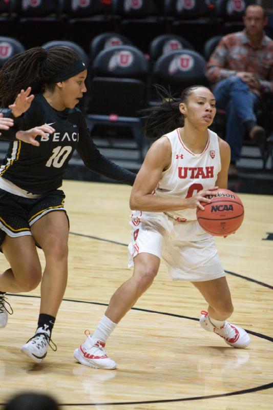 2018-11-16 20:10:06 ** Basketball, Damenbasketball, Kiana Moore, Long Beach State, Utah Utes ** 