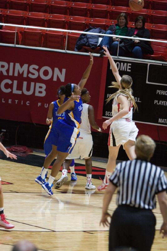 2014-11-14 18:11:52 ** Basketball, Cheyenne Wilson, Damenbasketball, San Jose State, Taryn Wicijowski, Utah Utes ** 