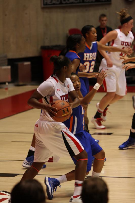 2012-12-15 16:34:57 ** Basketball, Cheyenne Wilson, Damenbasketball, Houston Baptist Huskies, Paige Crozon, Utah Utes ** 