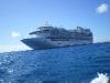 Die Ruby Princess vor Eleuthera, Bahamas.