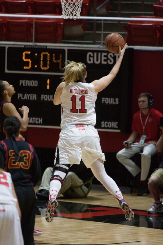 2015-01-11 12:33:58 ** Basketball, Damenbasketball, Danielle Rodriguez, Taryn Wicijowski, USC, Utah Utes ** 