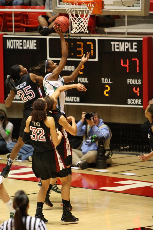 2011-03-21 21:09:53 ** Basketball, Notre Dame, Temple, Women's Basketball ** 