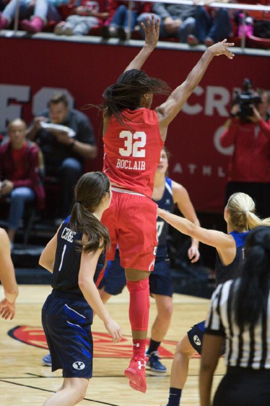 2016-12-10 18:12:32 ** Basketball, BYU, Tanaeya Boclair, Utah Utes, Women's Basketball ** 