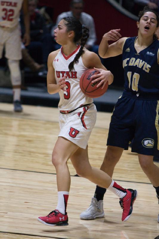 2015-12-29 19:57:49 ** Basketball, Damenbasketball, Malia Nawahine, Tanaeya Boclair, UC Davis, Utah Utes ** 