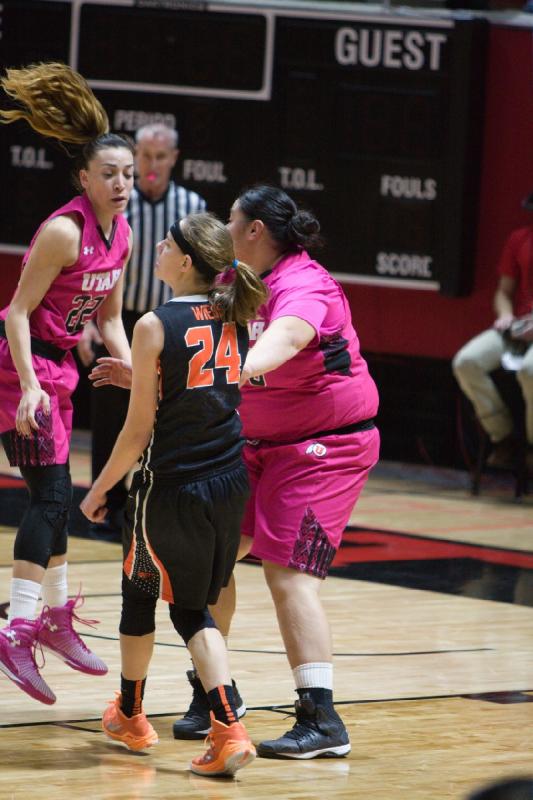 2015-02-22 13:23:09 ** Basketball, Damenbasketball, Danielle Rodriguez, Joeseta Fatuesi, Oregon State, Utah Utes ** 