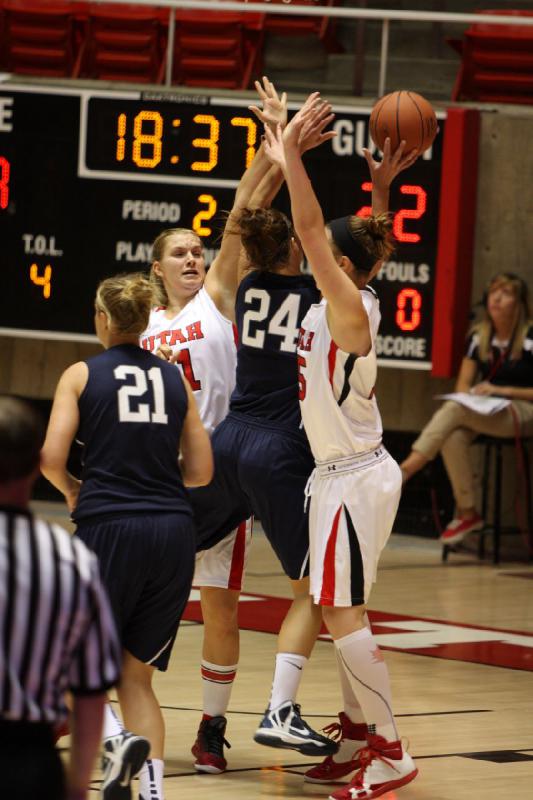 2012-11-01 19:59:15 ** Basketball, Concordia, Damenbasketball, Michelle Plouffe, Taryn Wicijowski, Utah Utes ** 