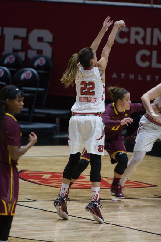 2015-02-01 13:31:37 ** Arizona State, Basketball, Damenbasketball, Danielle Rodriguez, Taryn Wicijowski, Utah Utes ** 