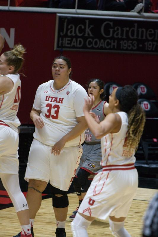 2016-11-30 19:16:48 ** Basketball, Damenbasketball, Daneesha Provo, Joeseta Fatuesi, Megan Jacobs, Southern Utah, Utah Utes ** 