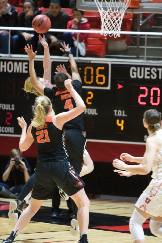 2017-02-19 14:32:03 ** Basketball, Emily Potter, Oregon State, Paige Crozon, Utah Utes, Women's Basketball ** 