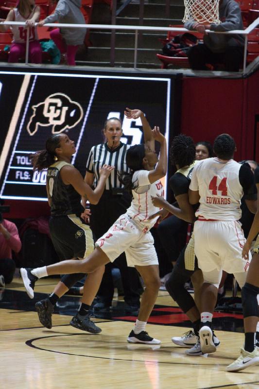 2019-01-18 19:28:00 ** Basketball, Colorado, Dre'Una Edwards, Erika Bean, Utah, Women's Basketball ** 