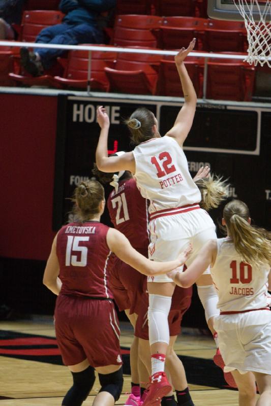 2017-02-05 12:07:09 ** Basketball, Emily Potter, Megan Jacobs, Utah Utes, Washington State, Women's Basketball ** 