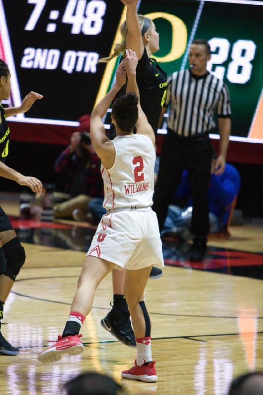 2018-01-28 12:35:00 ** Basketball, Oregon, Tori Williams, Utah Utes, Women's Basketball ** 