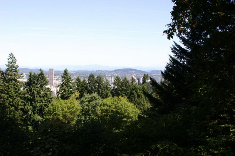 2007-09-02 14:35:48 ** Portland ** Blick zur Innenstadt von Portland.