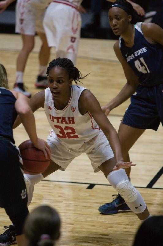 2016-12-03 14:08:04 ** Basketball, Tanaeya Boclair, Utah State, Utah Utes, Women's Basketball ** 