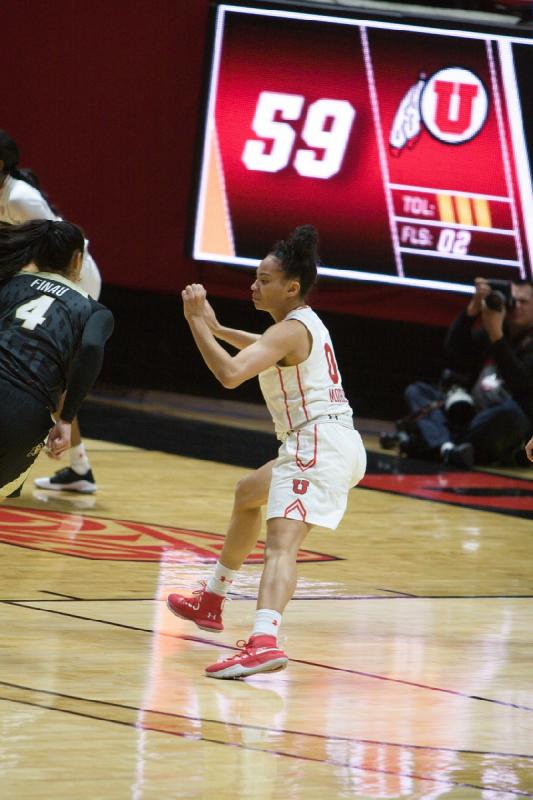 2019-01-18 20:17:42 ** Basketball, Colorado, Damenbasketball, Kiana Moore, Utah ** 