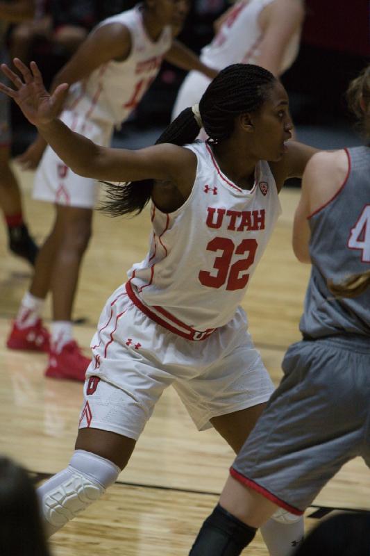 2016-11-30 19:04:20 ** Basketball, Damenbasketball, Erika Bean, Paige Crozon, Southern Utah, Tanaeya Boclair, Utah Utes ** 