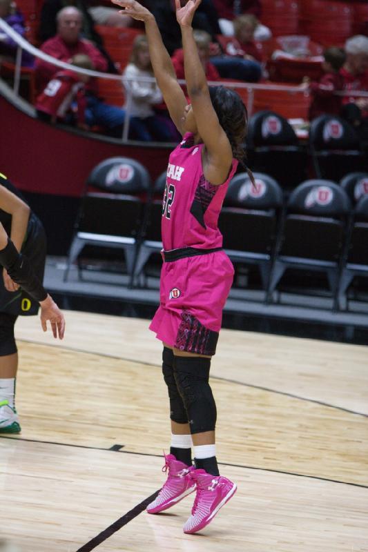 2015-02-20 20:38:01 ** Basketball, Damenbasketball, Oregon, Tanaeya Boclair, Utah Utes ** 