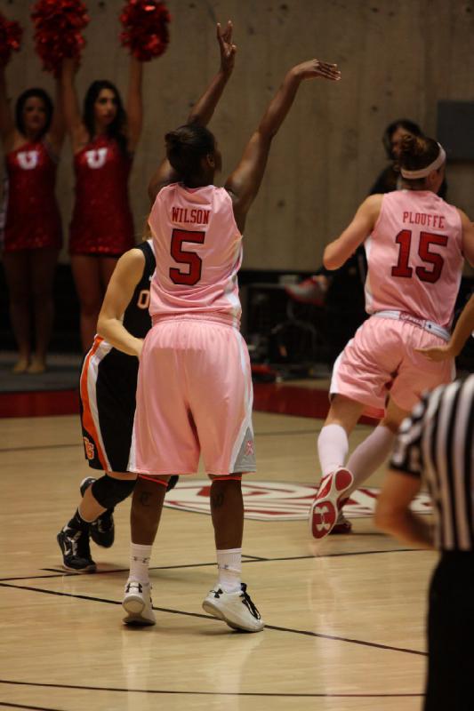 2013-02-10 13:44:11 ** Basketball, Cheyenne Wilson, Michelle Plouffe, Oregon State, Utah Utes, Women's Basketball ** 