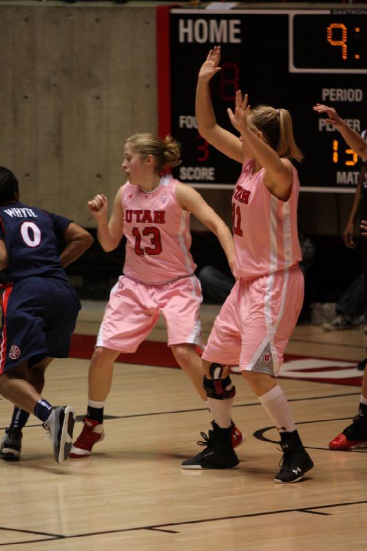 2012-02-11 15:19:08 ** Arizona, Basketball, Rachel Messer, Taryn Wicijowski, Utah Utes, Women's Basketball ** 