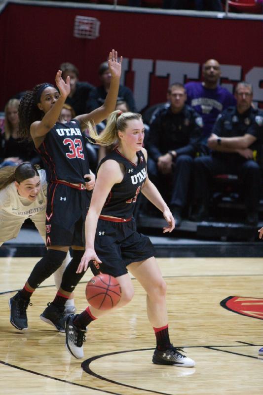 2017-02-03 20:40:43 ** Basketball, Paige Crozon, Tanaeya Boclair, Utah Utes, Washington, Women's Basketball ** 