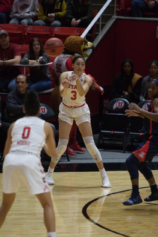 2019-01-06 12:18:08 ** Arizona, Basketball, Damenbasketball, Kiana Moore, Niyah Becker, Utah Utes ** 