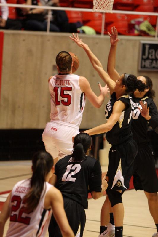 2014-01-29 20:20:17 ** Basketball, Colorado, Danielle Rodriguez, Michelle Plouffe, Utah Utes, Women's Basketball ** 