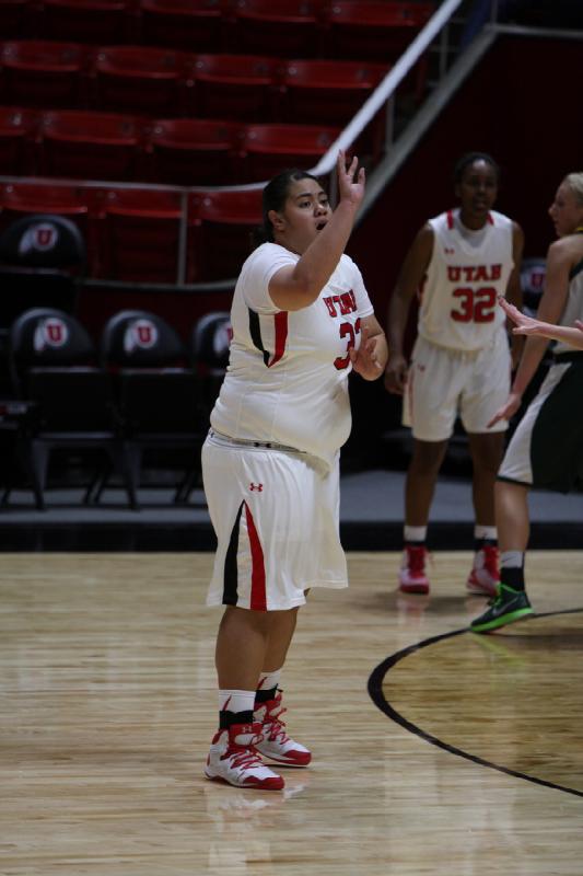 2014-11-05 19:15:12 ** Alaska Anchorage, Basketball, Damenbasketball, Joeseta Fatuesi, Tanaeya Boclair, Utah Utes ** 