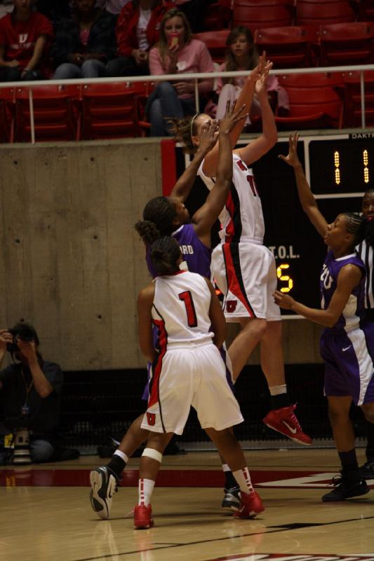 2011-01-22 18:19:04 ** Basketball, Damenbasketball, Janita Badon, Michelle Plouffe, TCU, Utah Utes ** 