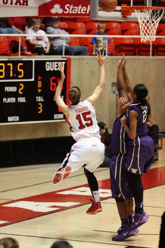 2014-02-16 16:35:56 ** Basketball, Damenbasketball, Michelle Plouffe, Utah Utes, Washington ** 
