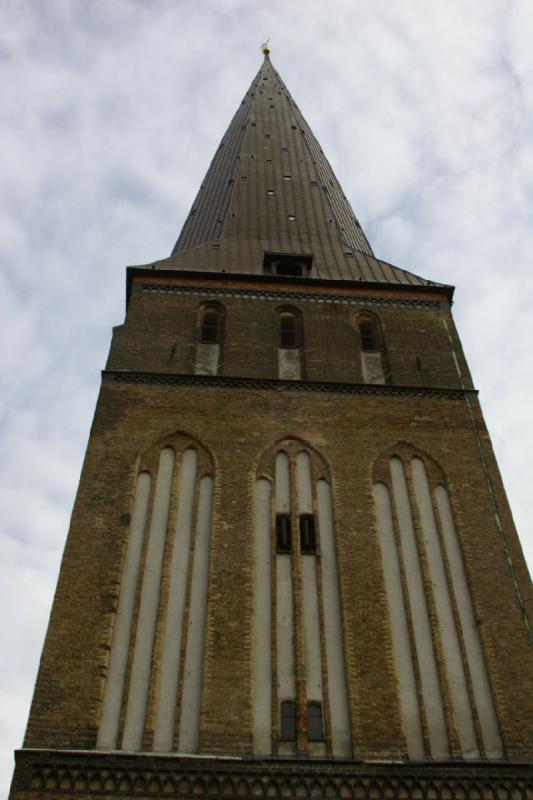 2006-11-26 12:22:18 ** Deutschland, Rostock ** Turm der Petrikirche in Rostock.