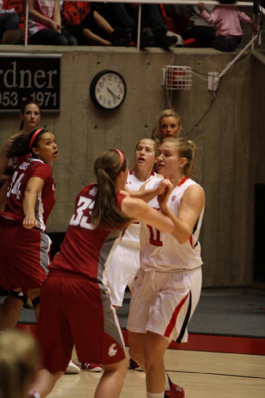 2013-02-24 15:19:03 ** Basketball, Damenbasketball, Rachel Messer, Taryn Wicijowski, Utah Utes, Washington State ** 