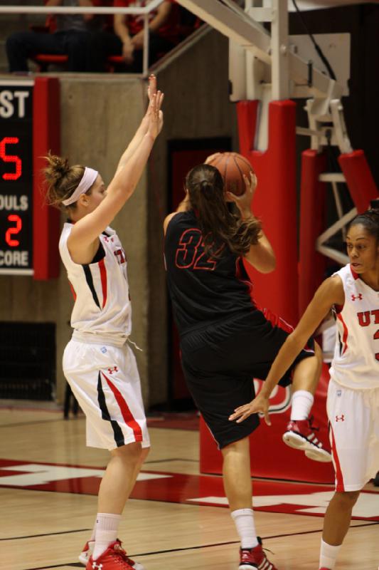 2011-11-13 17:01:06 ** Basketball, Iwalani Rodrigues, Michelle Plouffe, Southern Utah, Utah Utes, Women's Basketball ** 