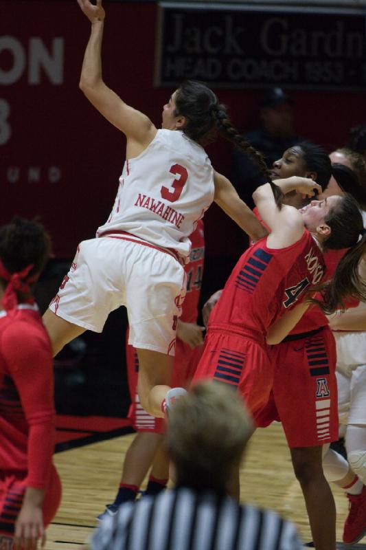 2017-01-08 13:21:10 ** Arizona, Basketball, Malia Nawahine, Utah Utes, Women's Basketball ** 