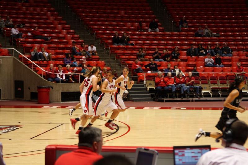 2010-11-07 16:33:41 ** Allison Gida, Amy Krommenhoek, Basketball, Chelsea Bridgewater, Damenbasketball, Utah Utes, Warner Pacific ** 