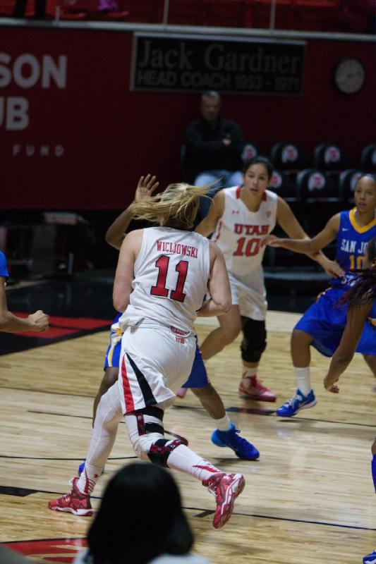 2014-11-14 19:08:08 ** Basketball, Damenbasketball, Nakia Arquette, San Jose State, Taryn Wicijowski, Utah Utes ** 