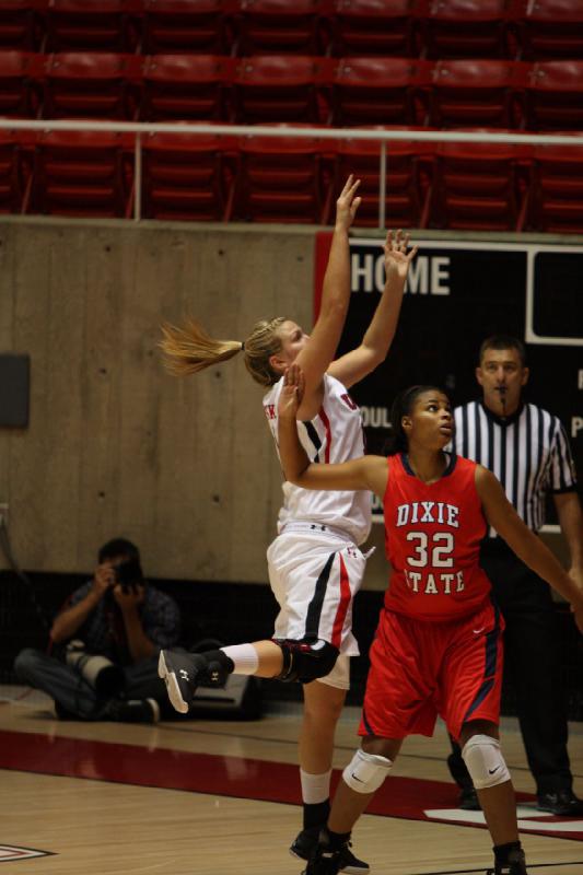 2011-11-05 17:10:55 ** Basketball, Dixie State, Taryn Wicijowski, Utah Utes, Women's Basketball ** 