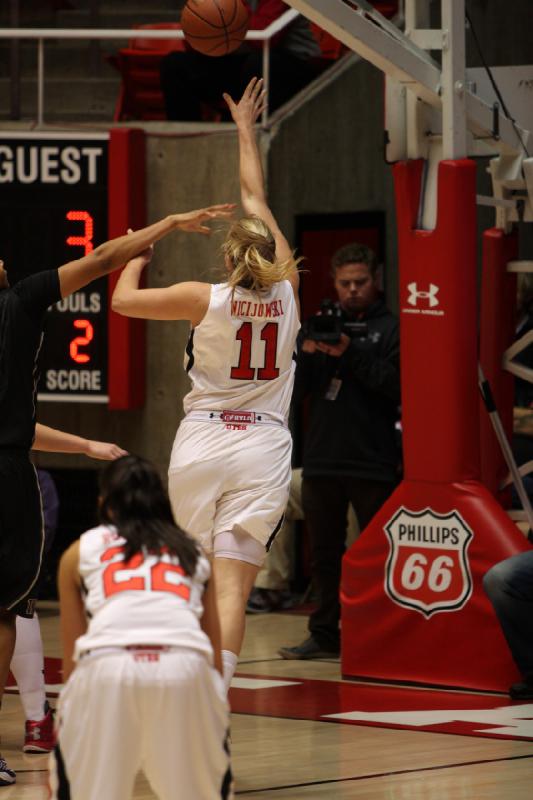 2013-02-22 18:06:09 ** Basketball, Danielle Rodriguez, Taryn Wicijowski, Utah Utes, Washington, Women's Basketball ** 