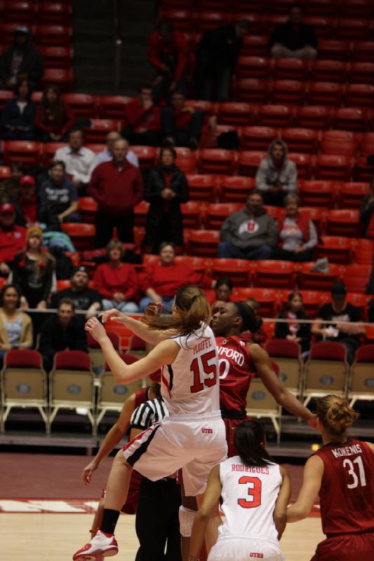 2012-01-12 18:59:44 ** Basketball, Iwalani Rodrigues, Michelle Plouffe, Stanford, Utah Utes, Women's Basketball ** 