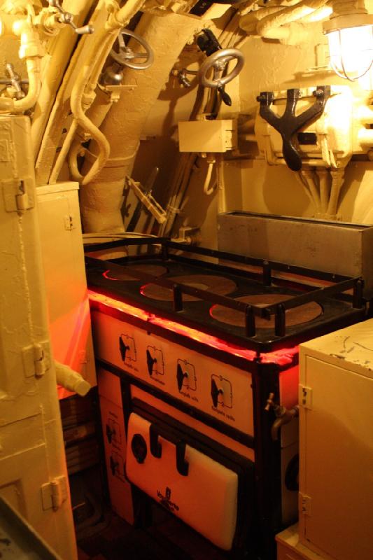 2014-03-11 10:08:53 ** Chicago, Illinois, Museum of Science and Industry, Submarines, Type IX, U 505 ** Galley.