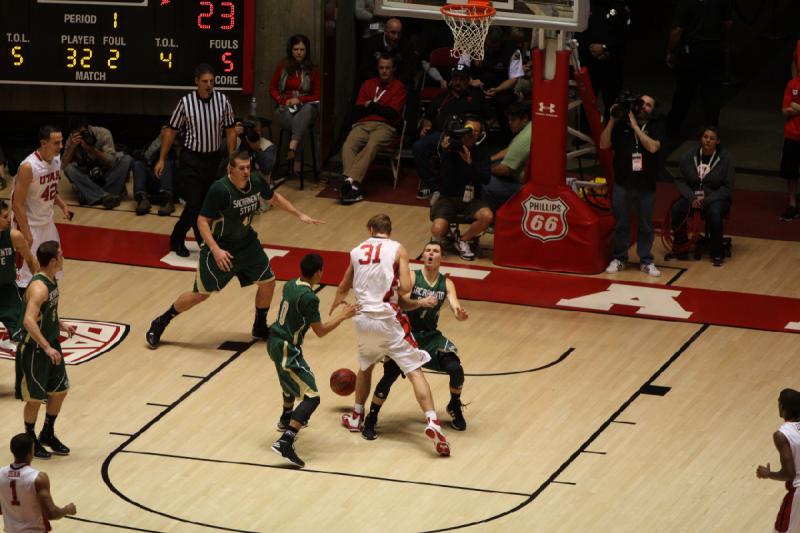 2012-11-16 19:33:22 ** Basketball, Men's Basketball, Sacramento State, Utah Utes ** 