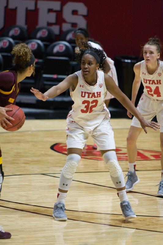 2017-12-31 13:25:31 ** Arizona State, Basketball, Damenbasketball, Erika Bean, Tanaeya Boclair, Tilar Clark, Utah Utes ** 