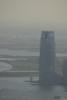 Der "Goldman Sachs Tower", das höchste Gebäude in New Jersey und die "Colgate Clock", eine Uhr sichtbar von der Westseite Manhattans.