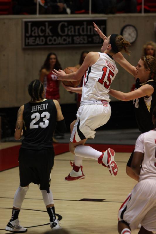 2013-01-13 16:07:12 ** Basketball, Cheyenne Wilson, Colorado, Damenbasketball, Michelle Plouffe, Utah Utes ** 