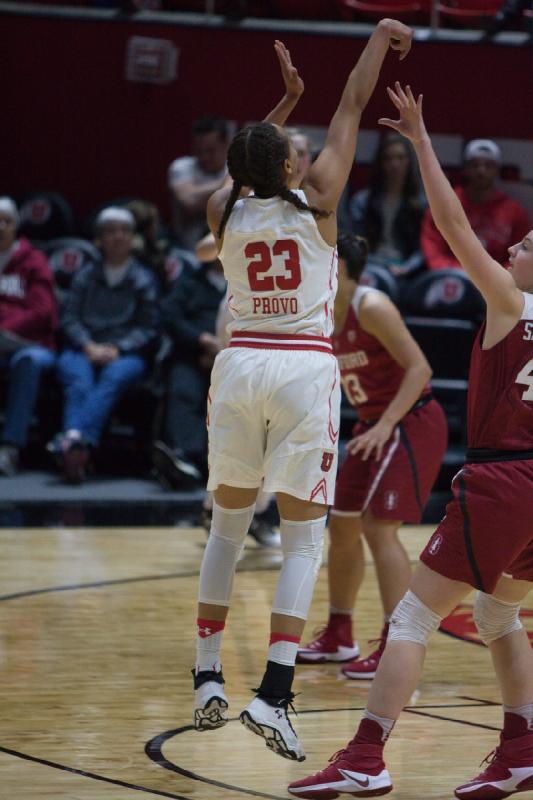 2017-01-13 18:29:03 ** Basketball, Daneesha Provo, Stanford, Utah Utes, Women's Basketball ** 