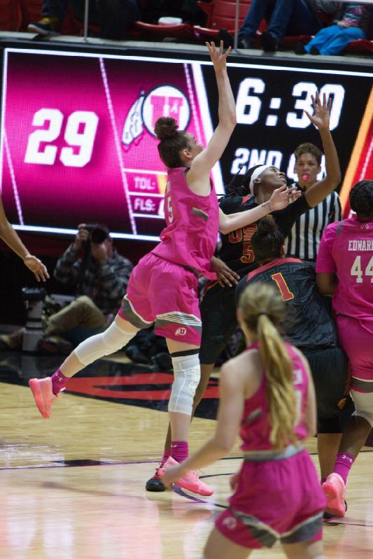 2019-02-08 19:32:47 ** Basketball, Dre'Una Edwards, Dru Gylten, Megan Huff, USC, Utah Utes, Women's Basketball ** 