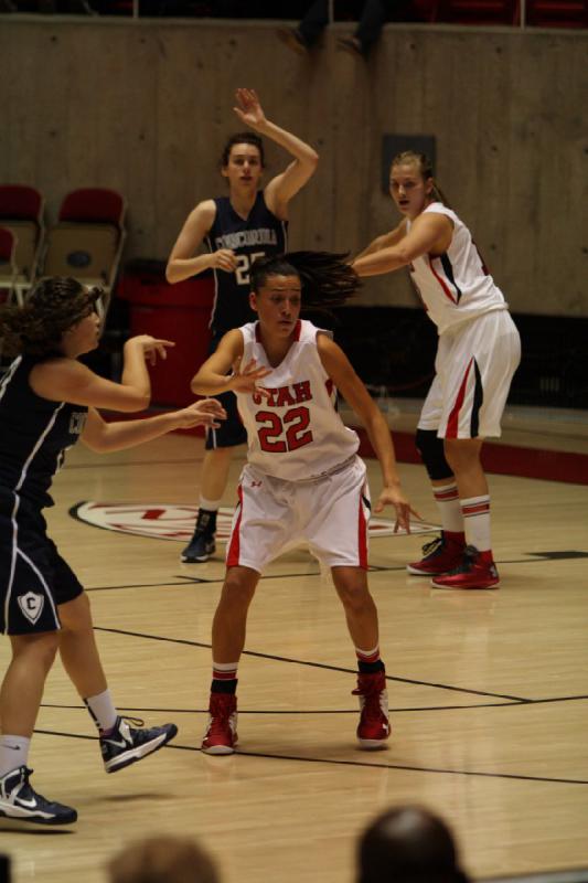 2012-11-01 20:00:32 ** Basketball, Concordia, Danielle Rodriguez, Taryn Wicijowski, Utah Utes, Women's Basketball ** 