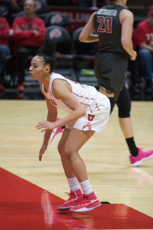 2019-02-24 13:10:47 ** Basketball, Damenbasketball, Kiana Moore, Utah Utes, Washington State ** 