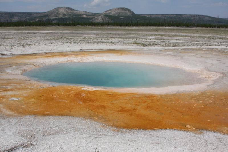 2009-08-03 11:27:12 ** Yellowstone National Park ** Opal Pool.