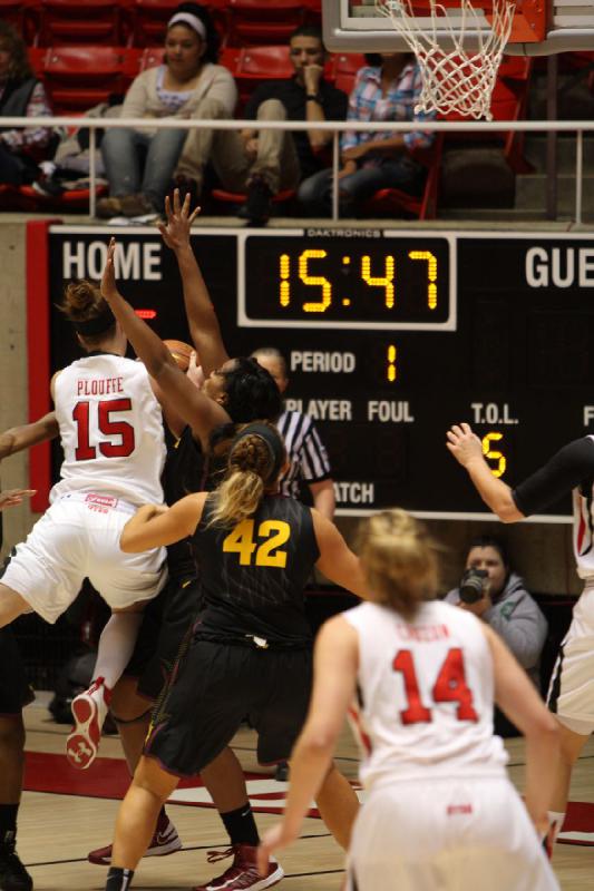 2013-01-20 15:05:32 ** Arizona State, Basketball, Michelle Plouffe, Paige Crozon, Taryn Wicijowski, Utah Utes, Women's Basketball ** 