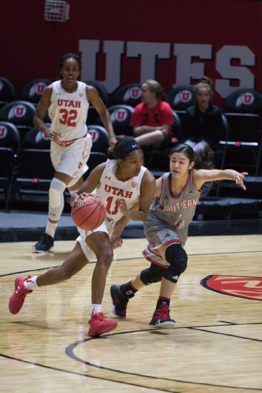 2016-11-30 19:03:54 ** Basketball, Erika Bean, Southern Utah, Tanaeya Boclair, Utah Utes, Women's Basketball ** 